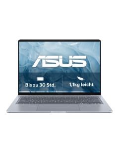 ASUS Zenbook 14 UX3480QA-SF003W Copilot+ PC Snapdragon X1-26-100 Laptop 35,6 cm (14") WUXGA 16 GB LPDDR5x-SDRAM 512 GB SSD Wi-Fi 6E (802.11ax) Windows 11 Home Blauw