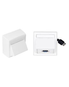 Vivolink WI221185 wandcontactdoos USB Wit